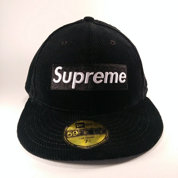 Rare Supreme Unisex Corduroy Box Logo New Era Cap - Picture 2 of 7